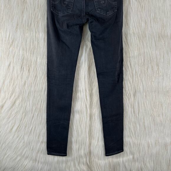 AG Adriano Goldschmied The Legging Super Skinny Black Denim Jeans Stretch 27 - Picture 6 of 10